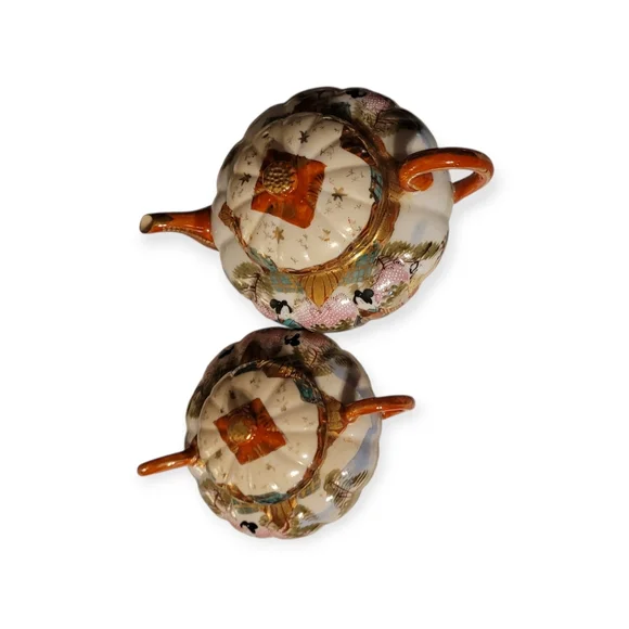 Elegant Vintage Japanese Tea Set